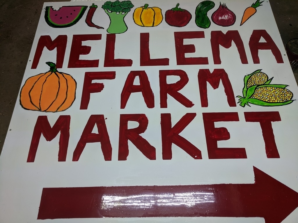 new farm market sign