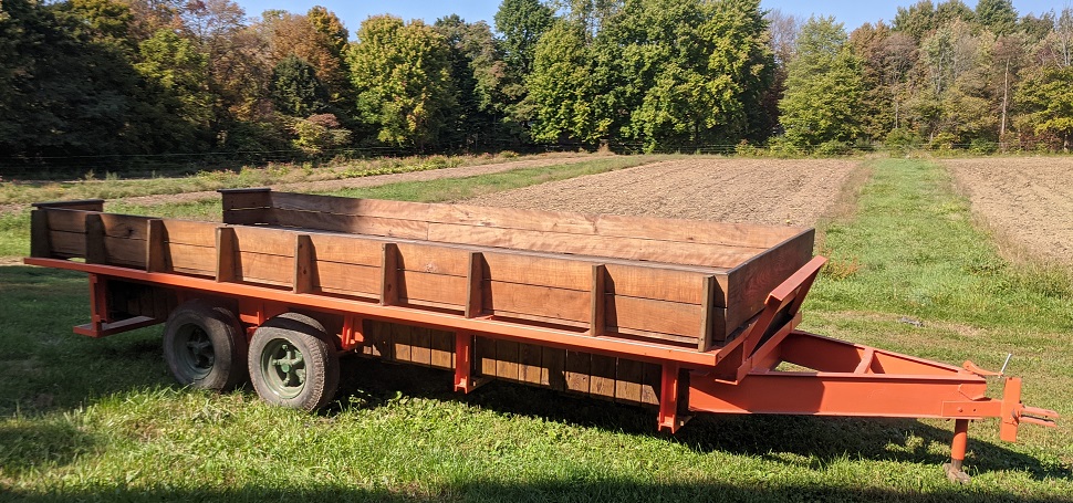 Our pumpkin wagon